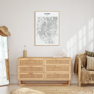 Cairo Map Portrait Poster