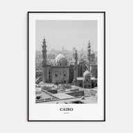 Cairo Portrait B&W No 1 Poster