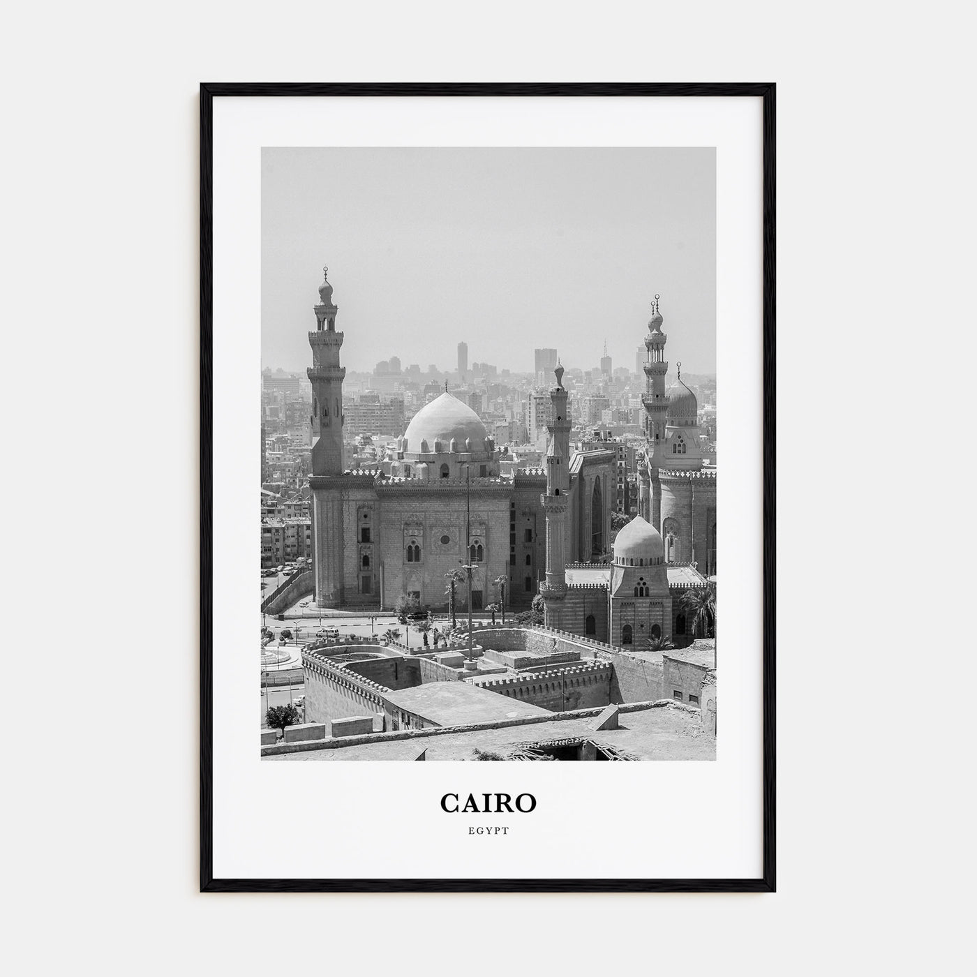 Cairo Portrait B&W No 1 Poster