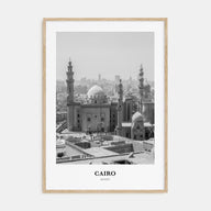 Cairo Portrait B&W No 1 Poster