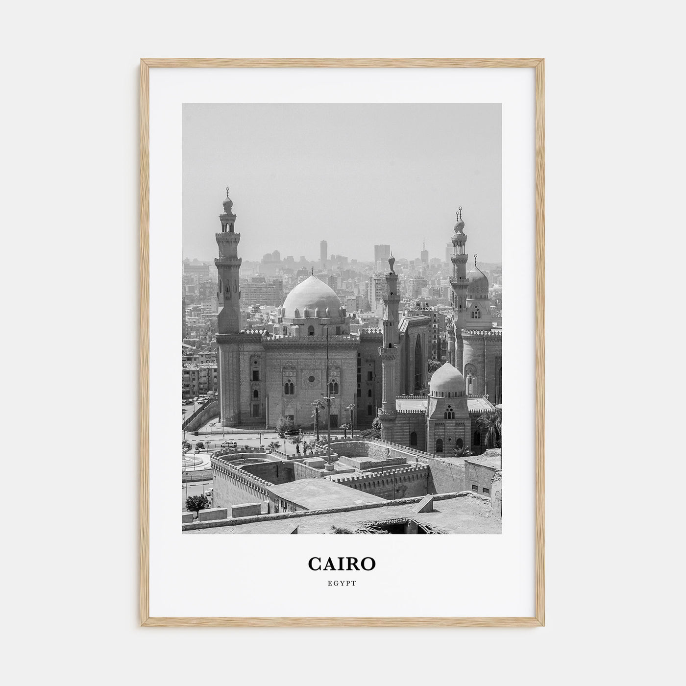 Cairo Portrait B&W No 1 Poster