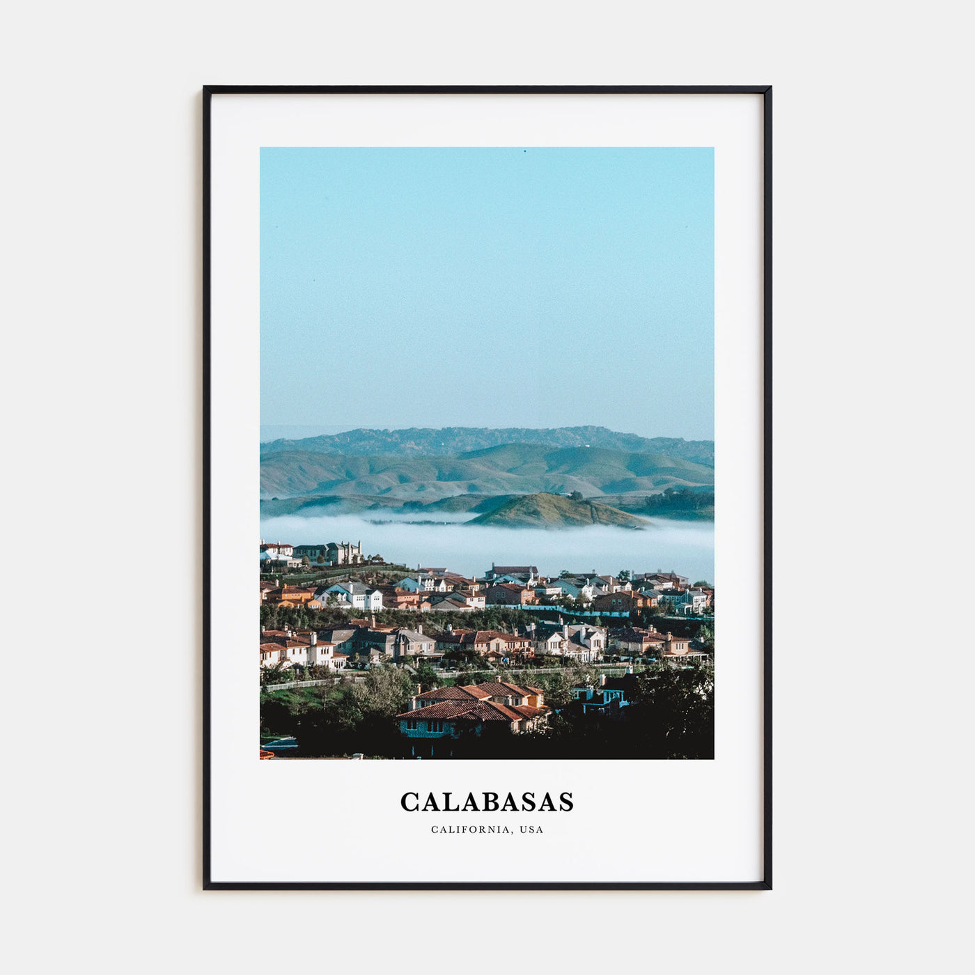Calabasas Portrait Color Poster