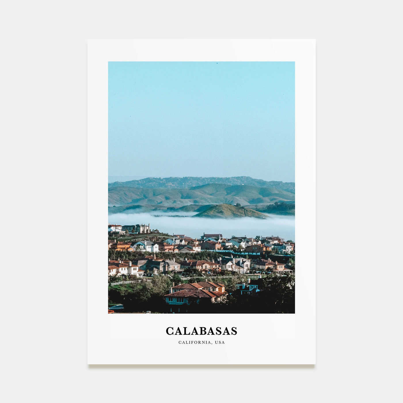 Calabasas Portrait Color Poster
