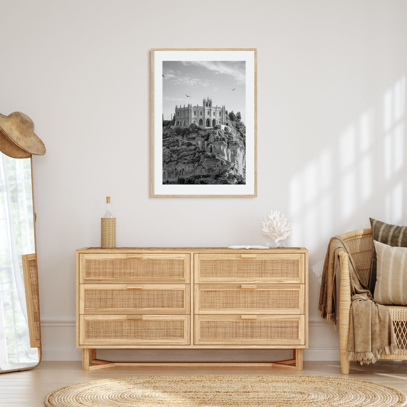 Calabria Photo B&W Poster
