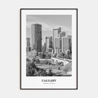 Calgary Portrait B&W No 1 Poster