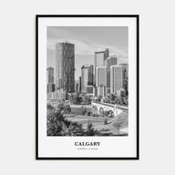 Calgary Portrait B&W No 1 Poster