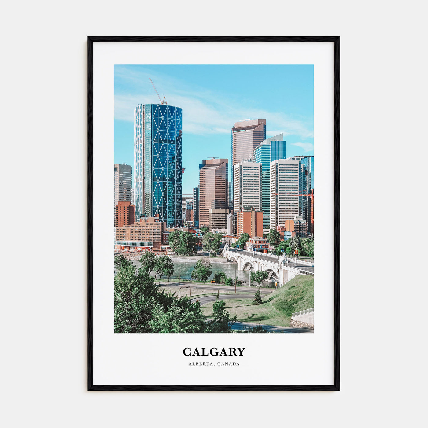 Calgary Portrait Color Poster