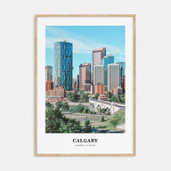 Calgary Portrait Color Poster