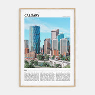 Calgary Travel Color Poster