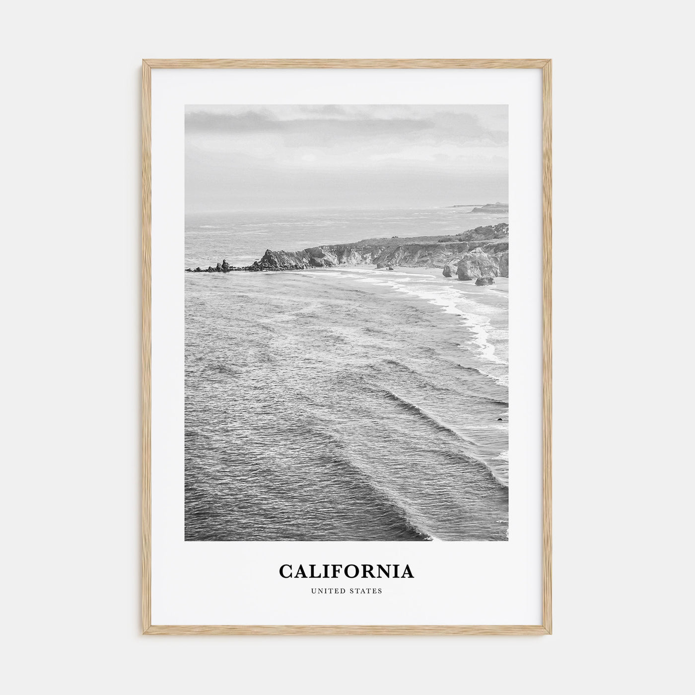California Portrait B&W No 6 Poster