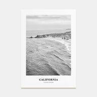 California Portrait B&W No 6 Poster