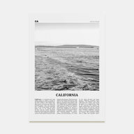 California Travel B&W No 3 Poster