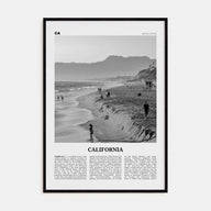 California Travel B&W No 5 Poster