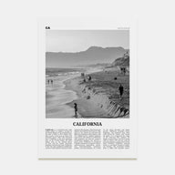 California Travel B&W No 5 Poster