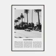 California Travel B&W No 6 Poster