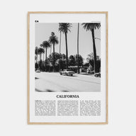 California Travel B&W No 6 Poster