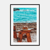 Calm Beach Photo Color Poster