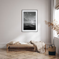 Calm Sunset Photo B&W Poster