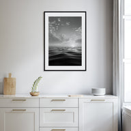 Calm Sunset Photo B&W Poster