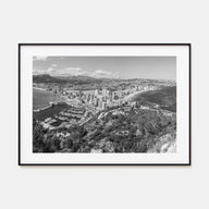 Calpe Landscape B&W Poster