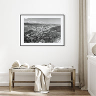 Calpe Landscape B&W Poster