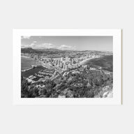 Calpe Landscape B&W Poster