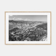 Calpe Landscape B&W Poster