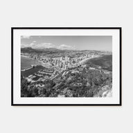 Calpe Landscape B&W Poster