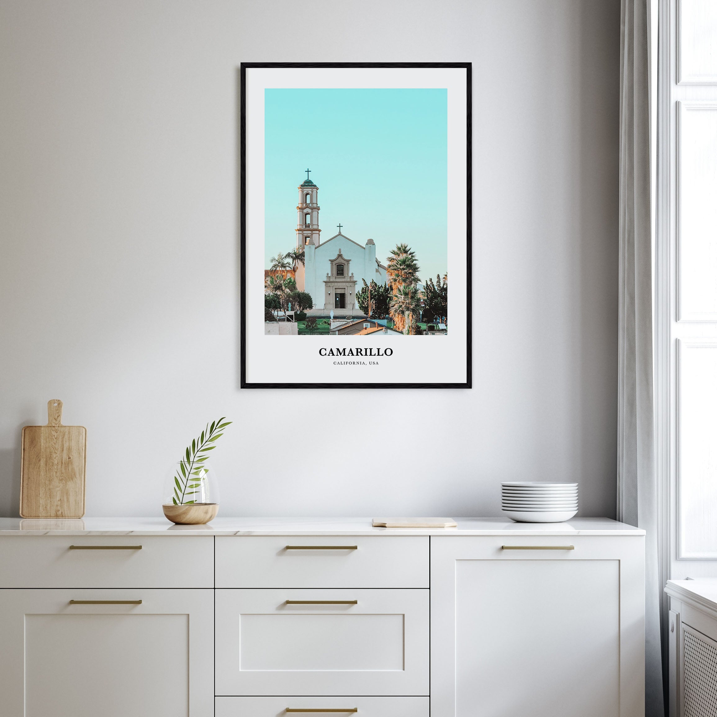 Camarillo Portrait Color Poster