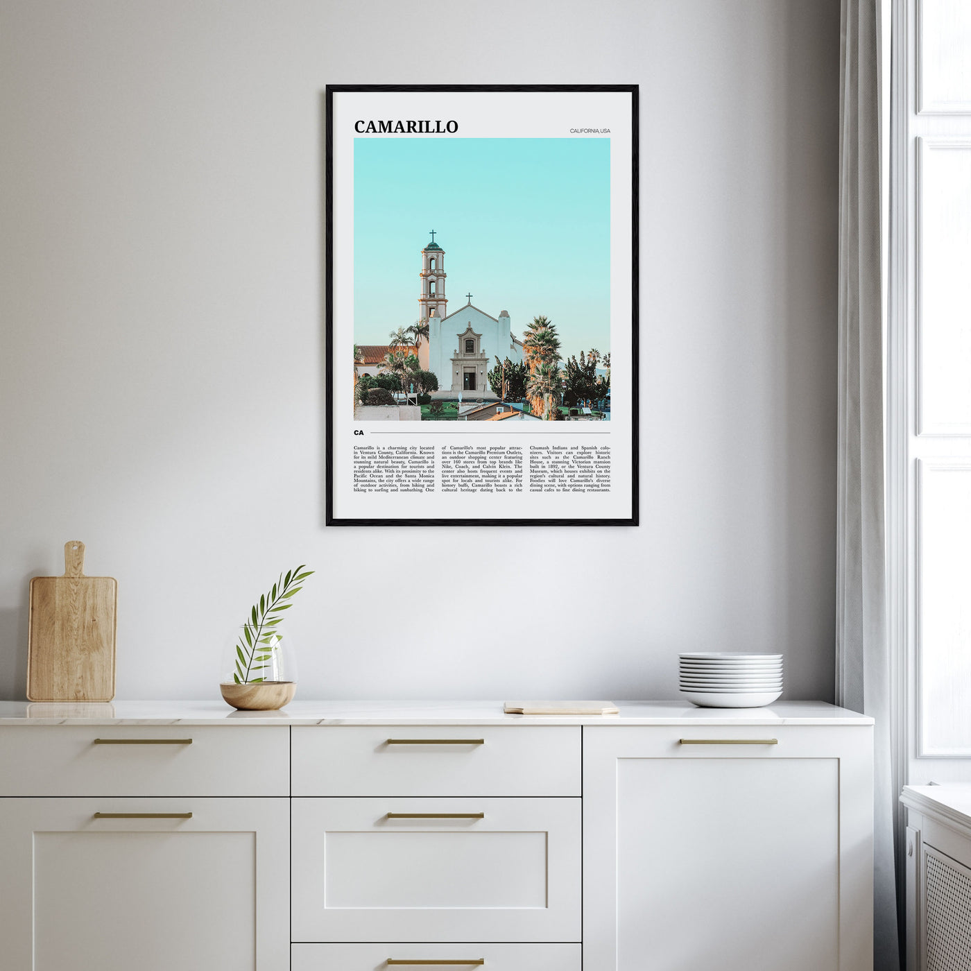 Camarillo Travel Color Poster