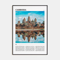 Cambodia Travel Color Poster
