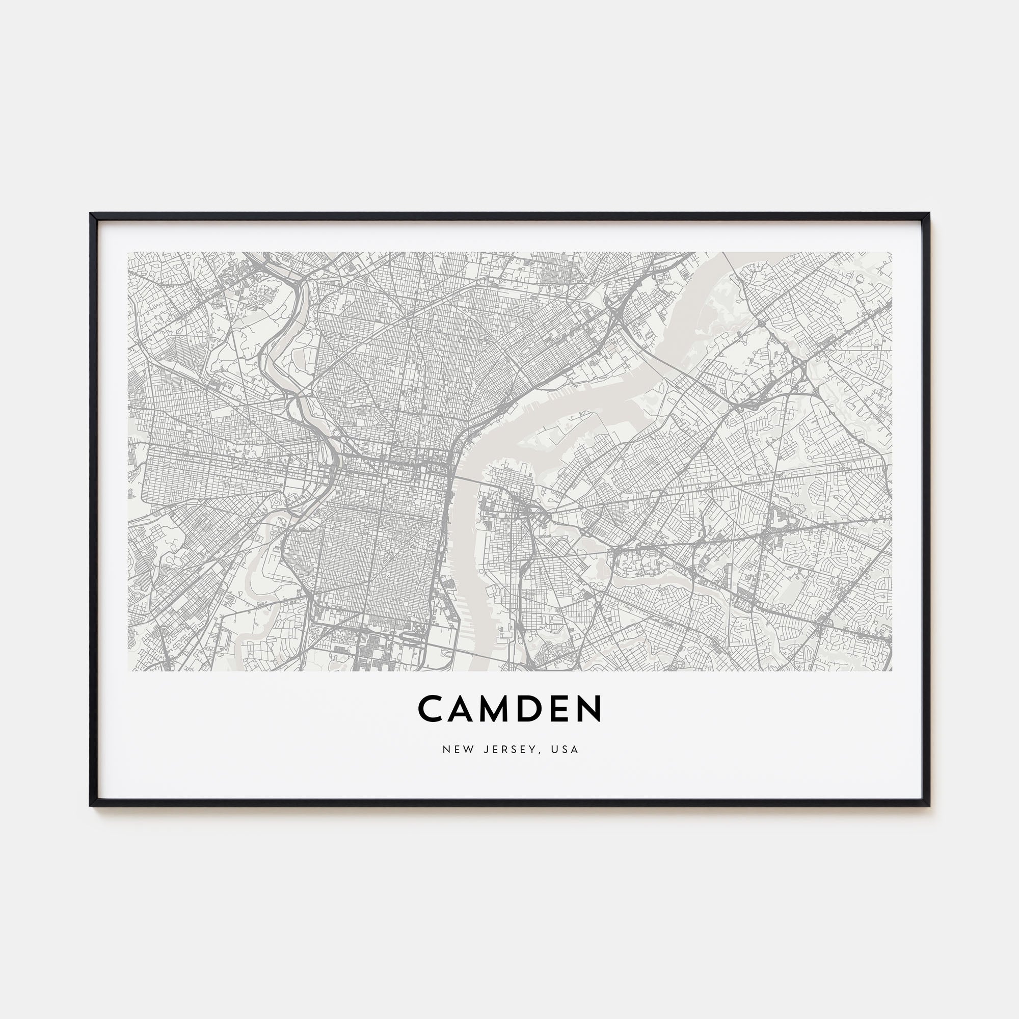 Camden Map Landscape Poster