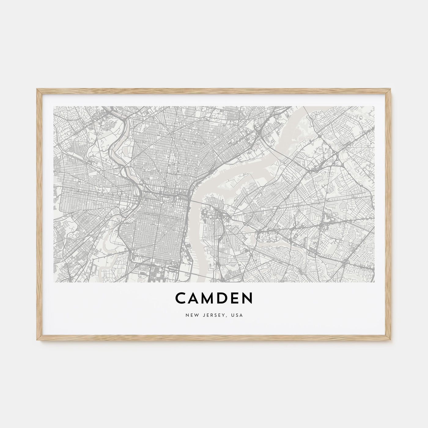 Camden Map Landscape Poster