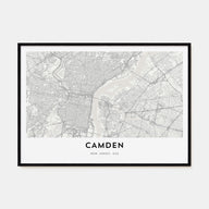 Camden Map Landscape Poster