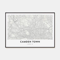 Camden Town Map Landscape Poster