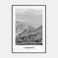 Cameroon Portrait B&W Poster