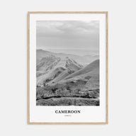 Cameroon Portrait B&W Poster