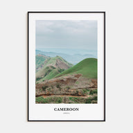 Cameroon Portrait Color Poster