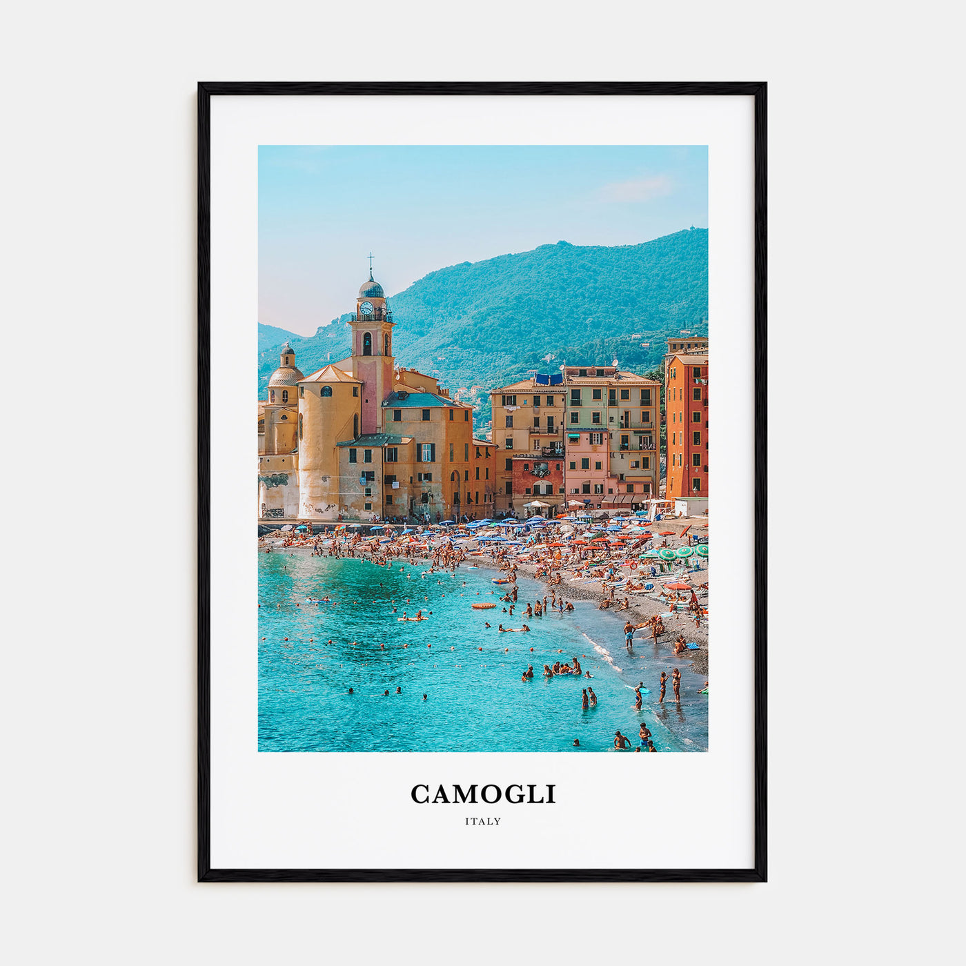 Camogli Portrait Color Poster