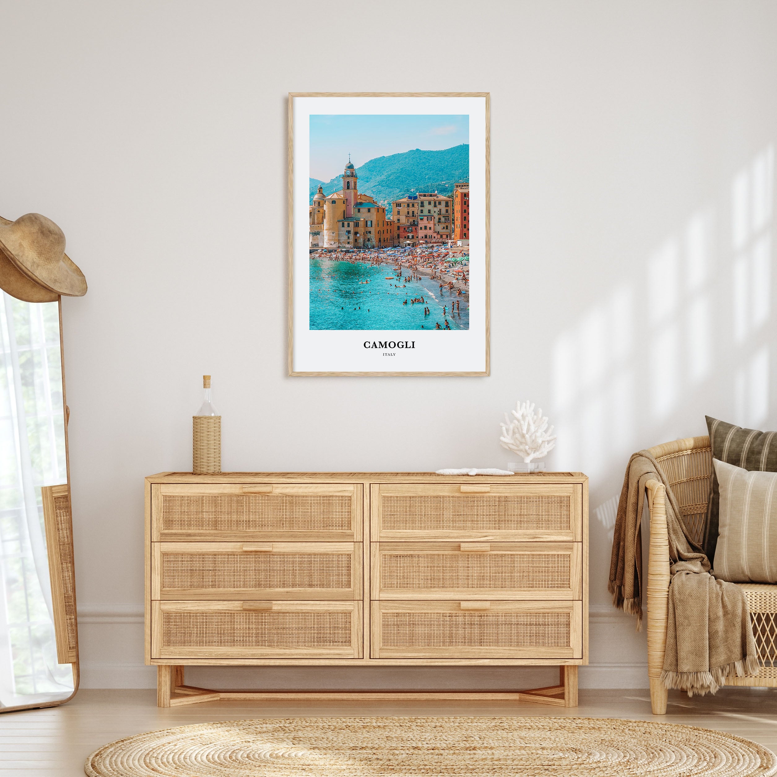 Camogli Portrait Color Poster