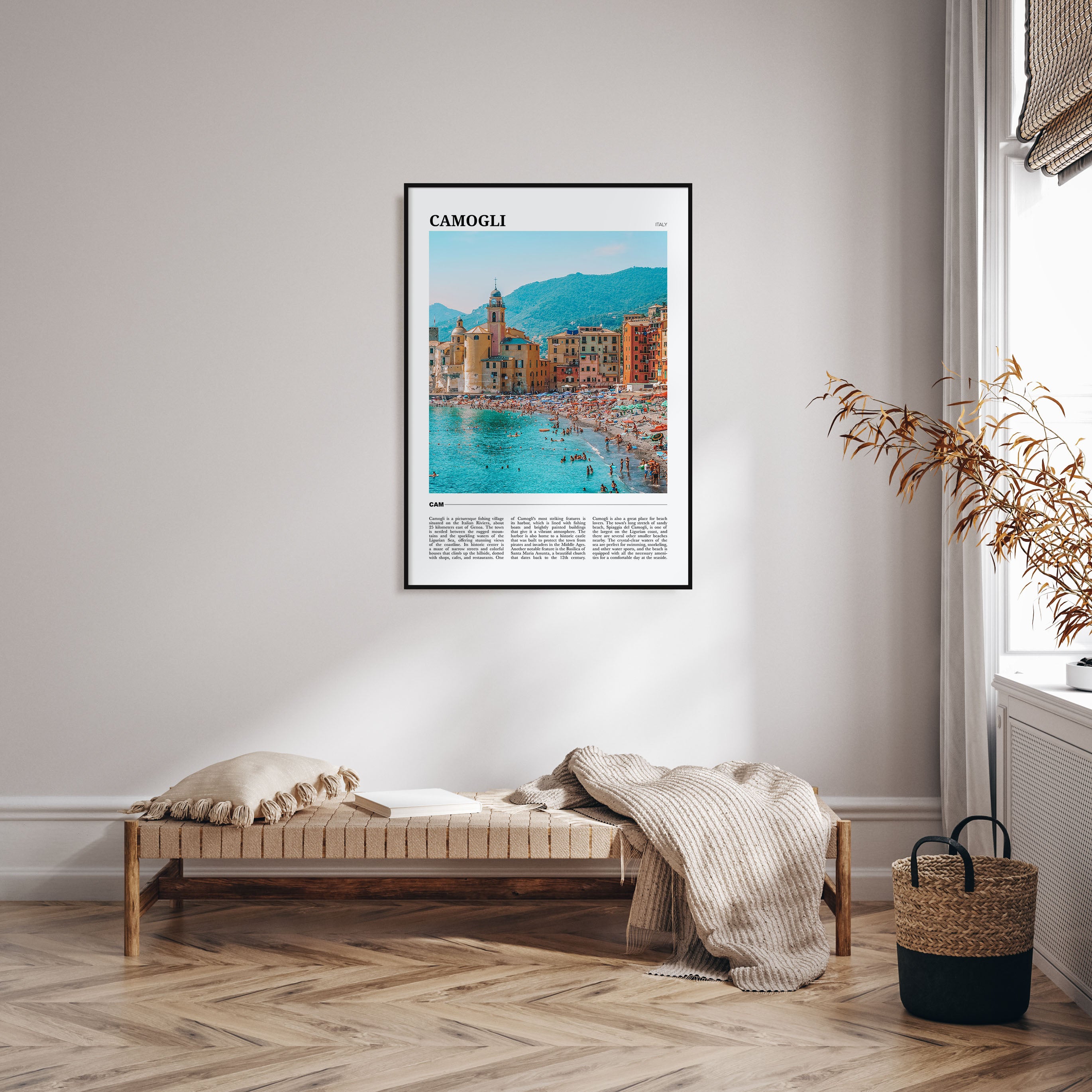 Camogli Travel Color Poster