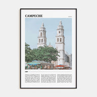 Campeche Travel Color Poster