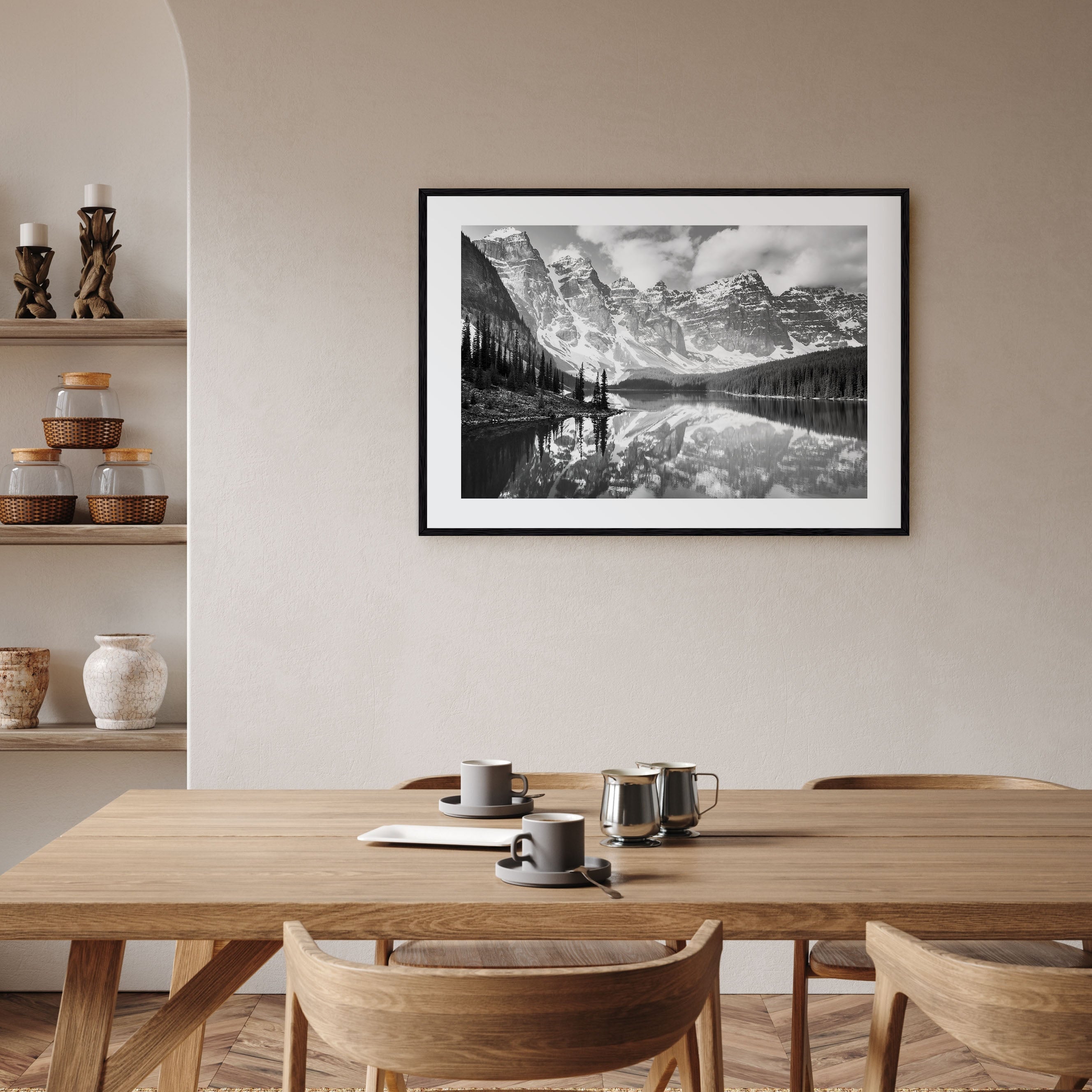 Canada Landscape B&W Poster