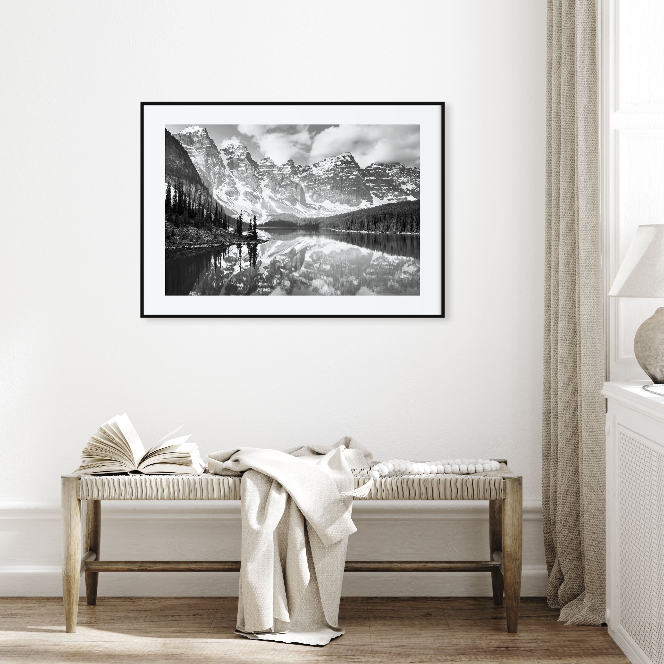 Canada Landscape B&W Poster