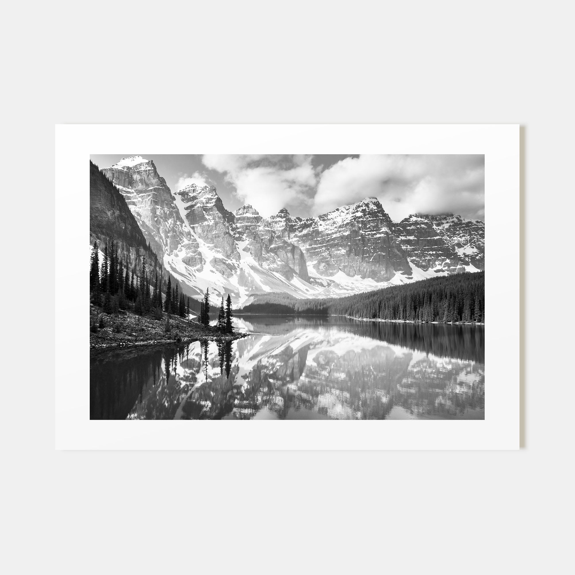 Canada Landscape B&W Poster