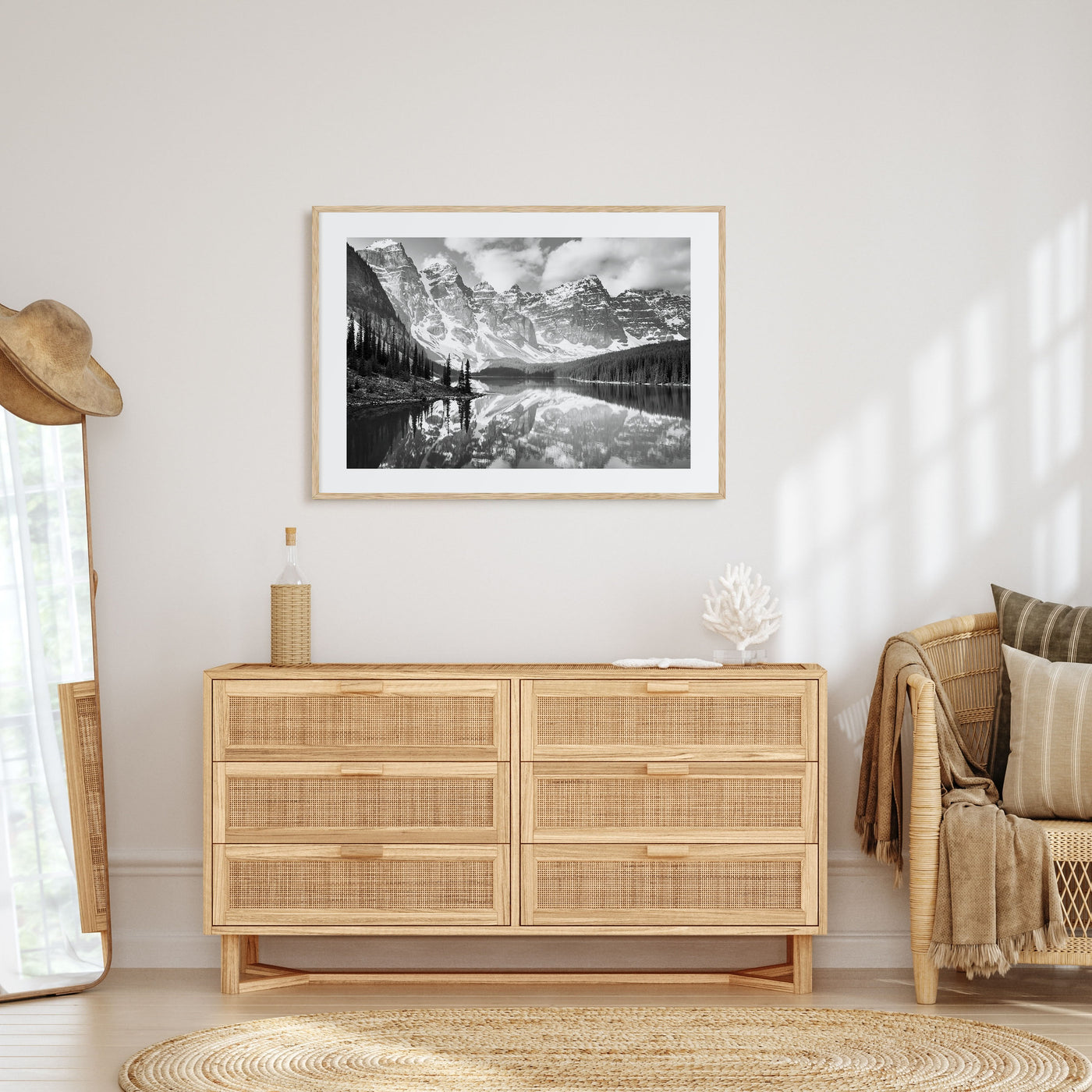 Canada Landscape B&W Poster