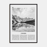 Canada Travel B&W No 1 Poster