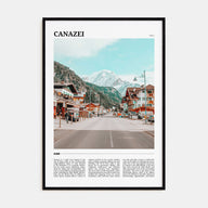 Canazei Travel Color Poster