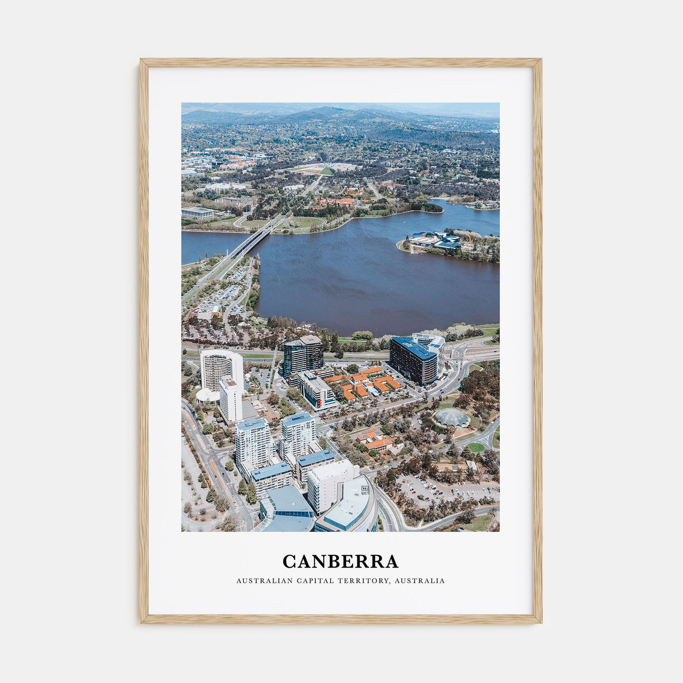 Canberra Portrait Color Poster