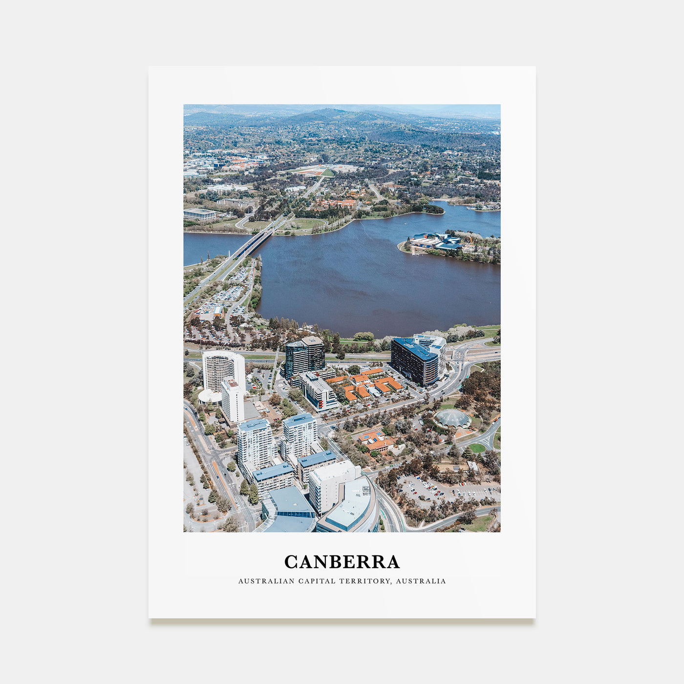 Canberra Portrait Color Poster